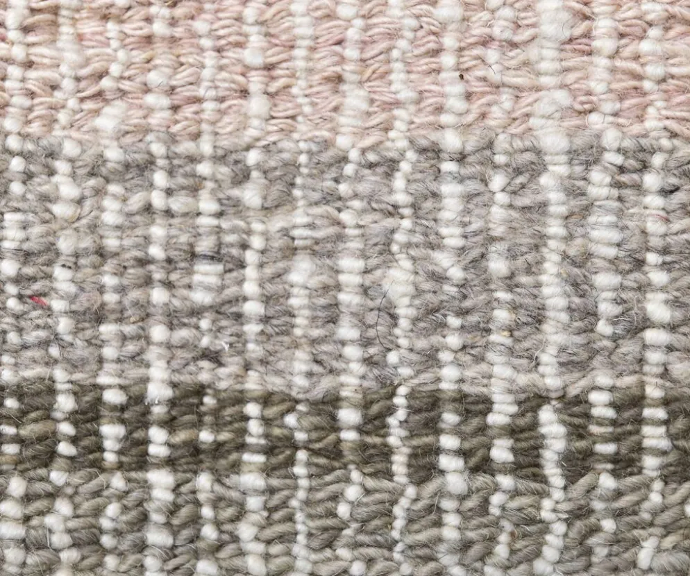Tapis kilim rose pastel, tapis kilim en laine 325x217 cm, grand tapis kilim
