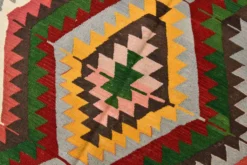 Tapis Kilim tribal tissé à la main 5x7, 155x232Cm