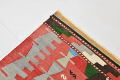 Tapis Kilim tribal tissé à la main 5x7, 155x232Cm