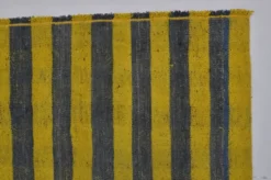 Tapis Kilim turc anatolien à rayures, référence 3973