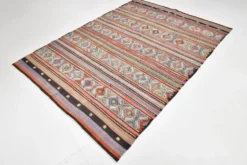 Tapis Kilim turc antique vintage 174 x 236 cm