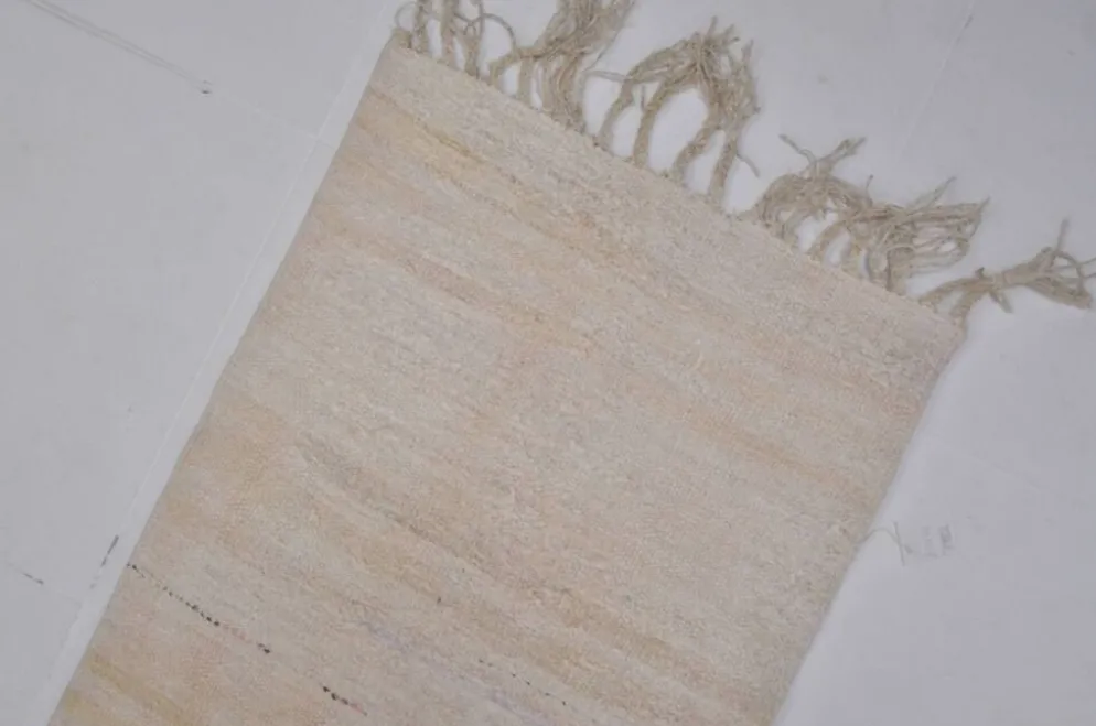Tapis Kilim turc vintage en chanvre sku3982