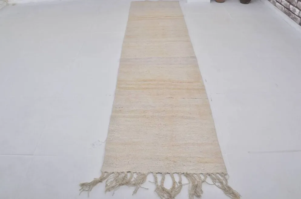 Tapis Kilim turc vintage en chanvre sku3982