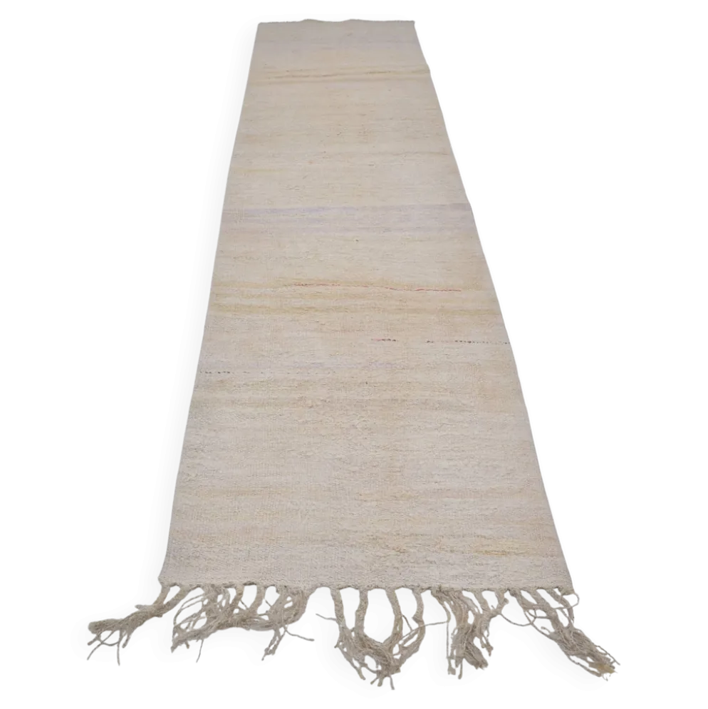 Tapis Kilim turc vintage en chanvre sku3982