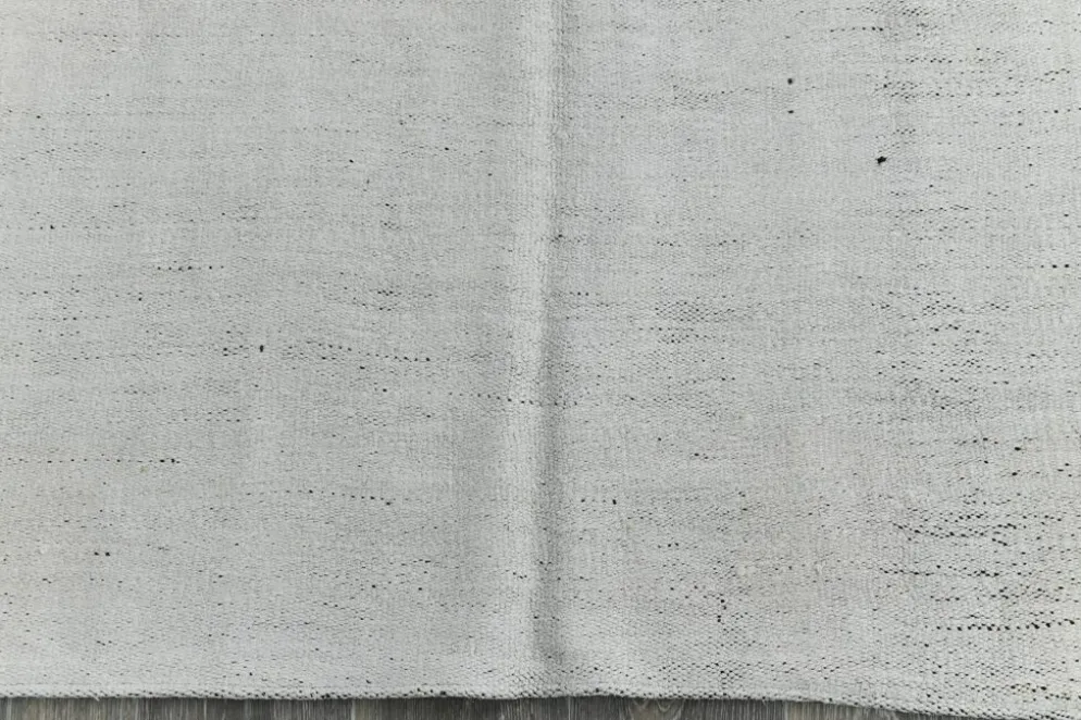 Tapis Kilim Vintage Turc Off White, Tapis Bohème Tissé à la Main, 23x328Cm
