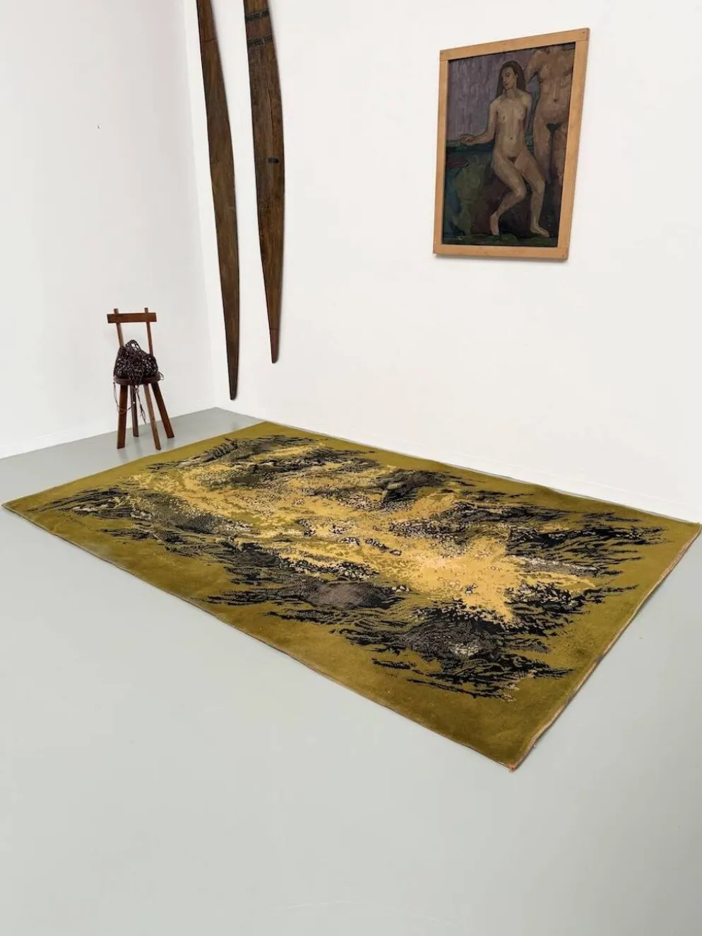 Tapis laine René Fumeron 1960 modèle Nevada