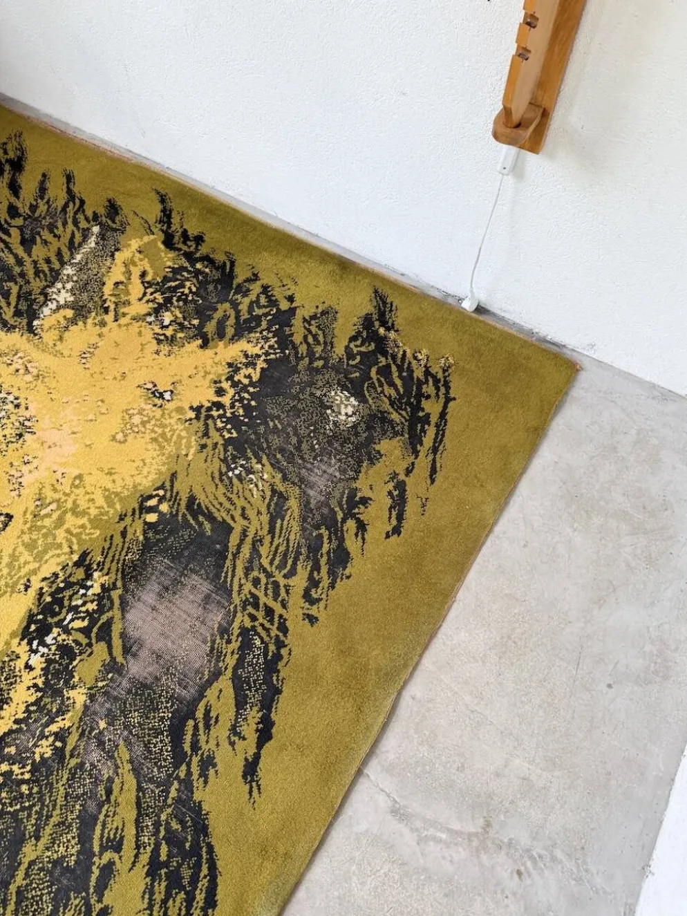 Tapis laine René Fumeron 1960 modèle Nevada