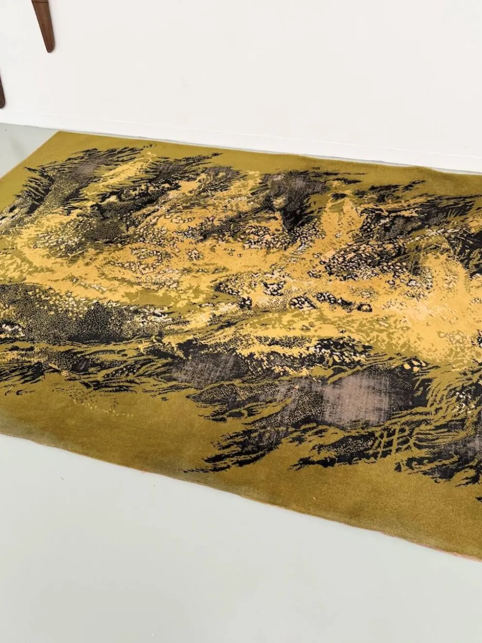 Tapis laine René Fumeron 1960 modèle Nevada