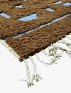 Tapis Marocain Brun Chocolat - 240 x 220 cm