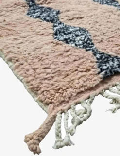 Tapis Marocain Rose Poudré - 309 x 197 cm