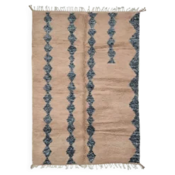 Tapis Marocain Rose Poudré - 309 x 197 cm