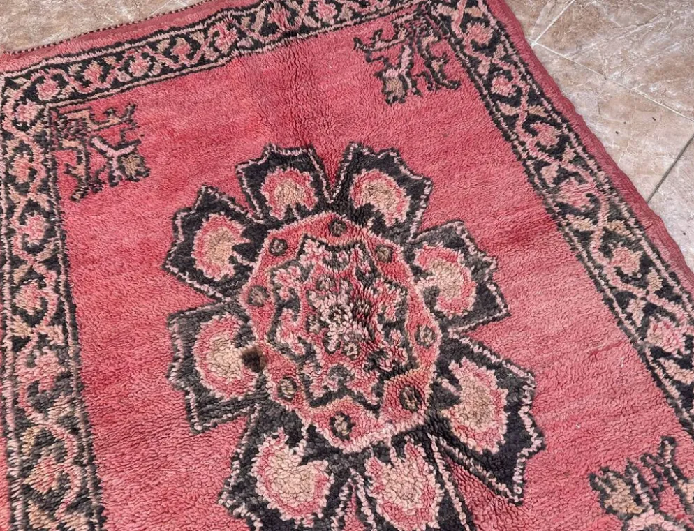 Tapis marocain -tapis fait main - Tapis berbère en laine - Tapis de sol
