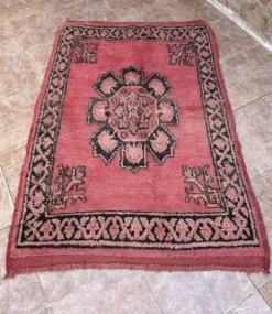 Tapis marocain -tapis fait main - Tapis berbère en laine - Tapis de sol