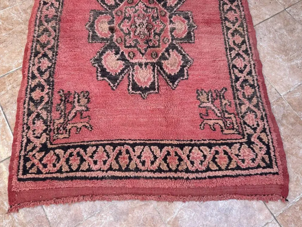 Tapis marocain -tapis fait main - Tapis berbère en laine - Tapis de sol