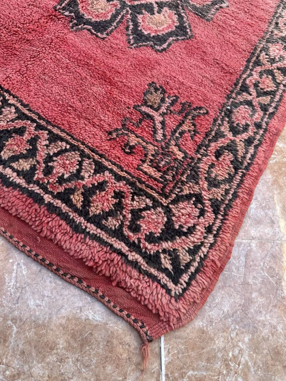 Tapis marocain -tapis fait main - Tapis berbère en laine - Tapis de sol