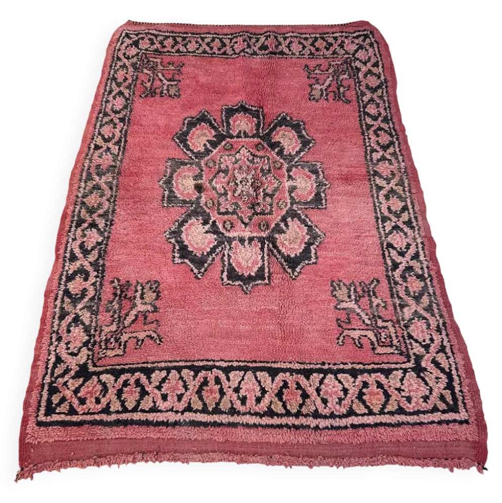 Tapis marocain -tapis fait main - Tapis berbère en laine - Tapis de sol