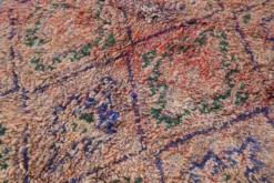 Tapis marocain vintage 183 x 257 cm - Tapis en laine berbère - Tapis bohème fait main