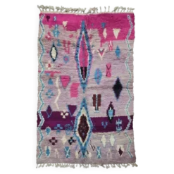 Tapis Marocain Violet - 296 x 172 cm