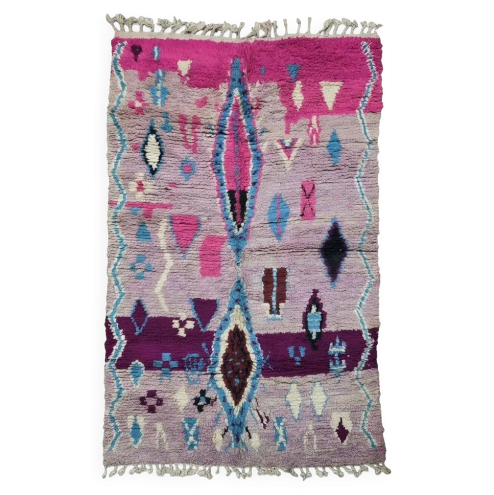 Tapis Marocain Violet - 296 x 172 cm