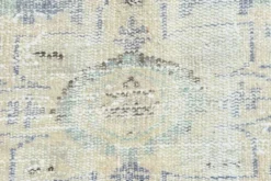 Tapis Médaillon Neutre Pâle, Tapis Vintage Bleu Poudré, 190x290 Cm