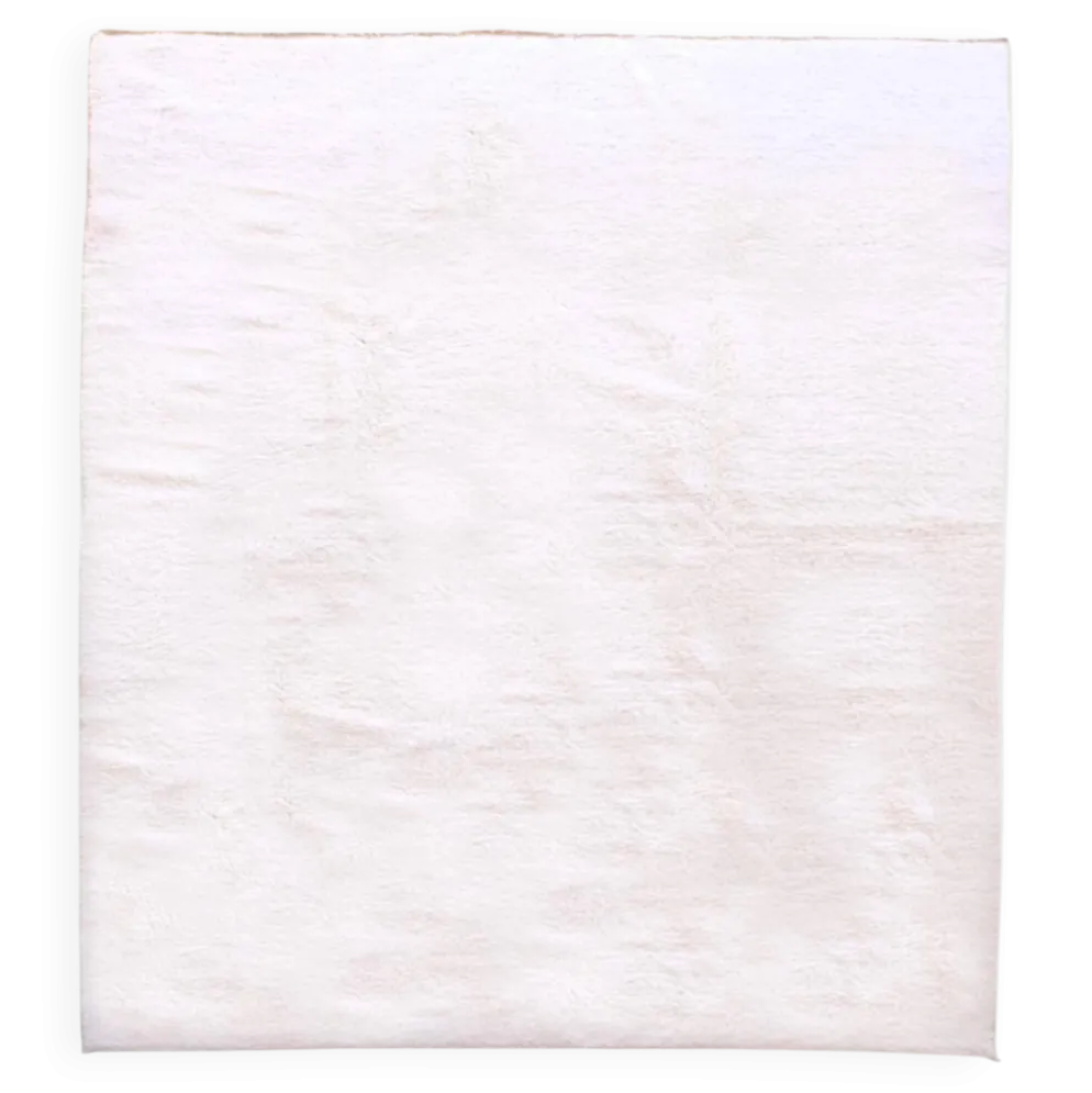Tapis Moderne Blanc Uni - 448 x 314 cm