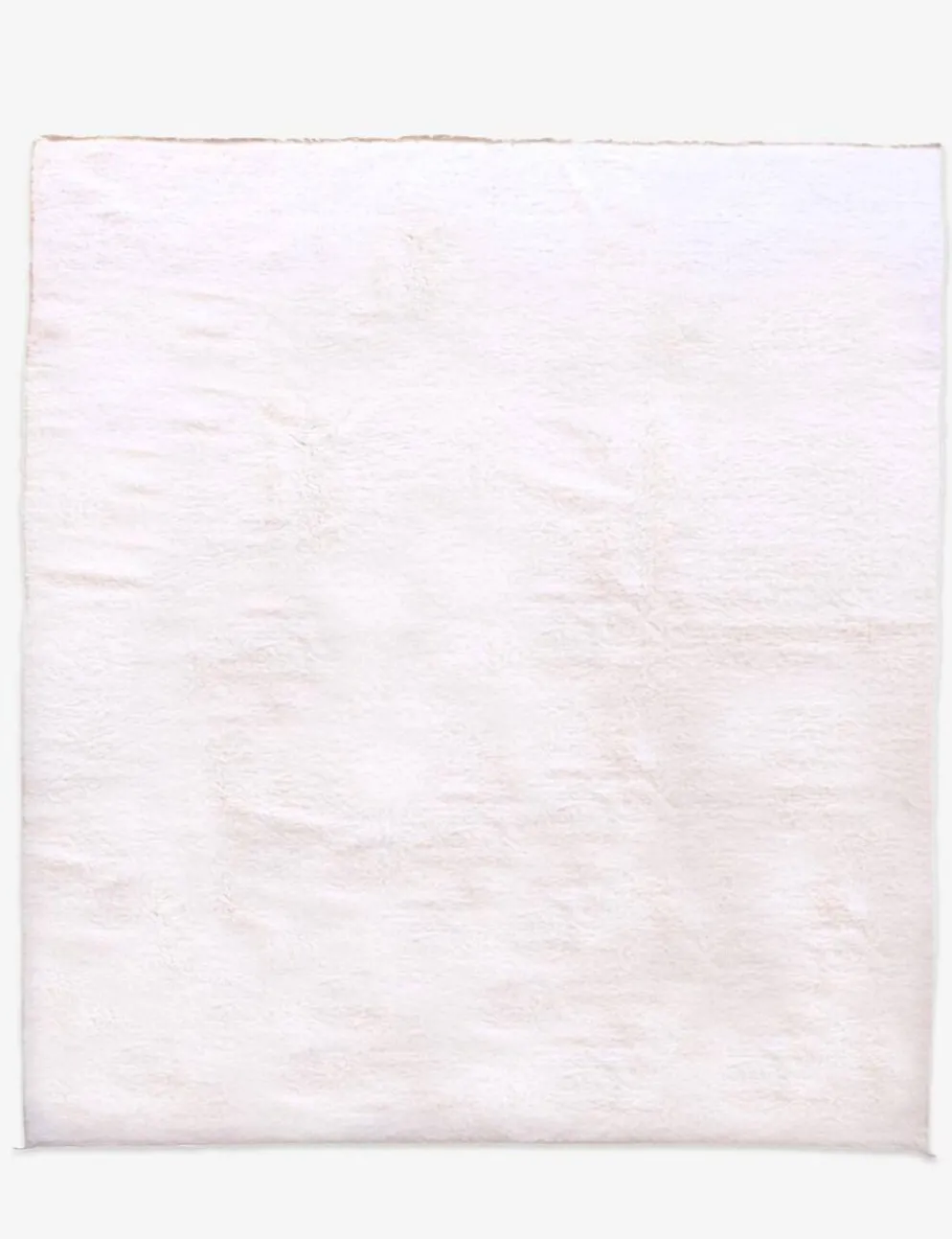 Tapis Moderne Blanc Uni - 448 x 314 cm