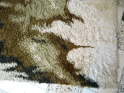 Tapis moderne scandinave décor abstrait par Ege Rya, Danemark années 1960