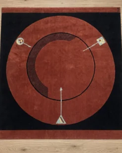 Tapis “Moins c’est plus” Christian Duc pour Toulemonde Bochart, années 80
