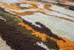 Tapis / moquette abstrait scandinave Ege Rya des années 1970 de style mid-century