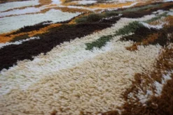 Tapis / moquette abstrait scandinave Ege Rya des années 1970 de style mid-century