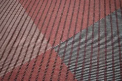Tapis / moquette géométrique abstrait en bouclé XL des années 1950