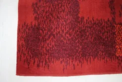 Tapis / moquette géométrique abstrait de style mid-century, années 1970 / Tchécoslovaquie