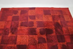 Tapis / moquette géométrique abstrait de style mid-century, années 1970 / Tchécoslovaquie