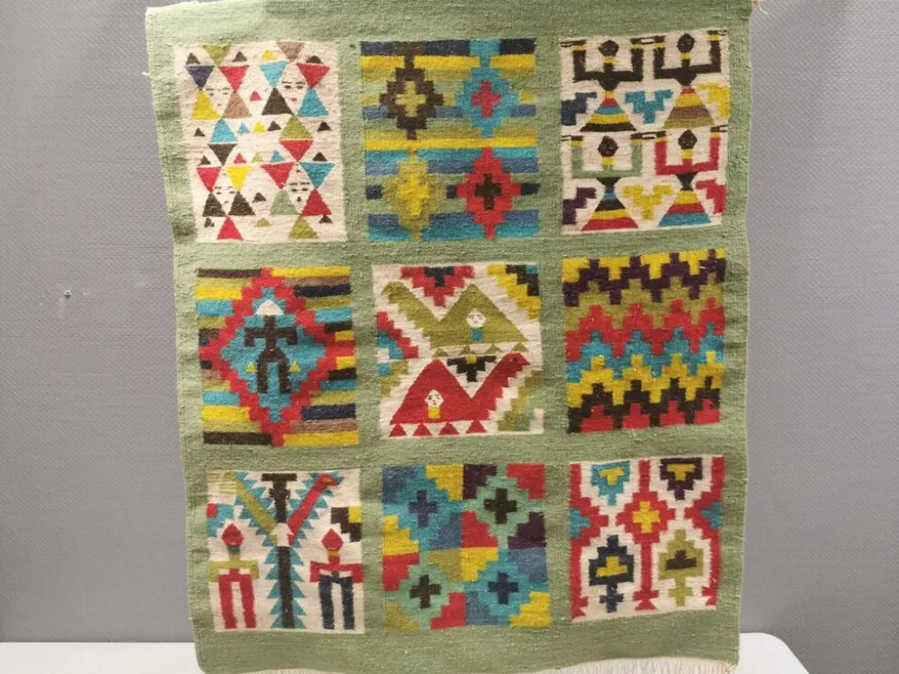 Tapis mural en laine