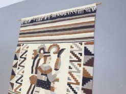 Tapis mural kilim vintage, années 1970