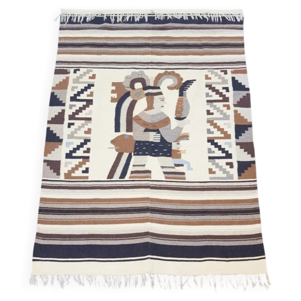 Tapis mural kilim vintage, années 1970