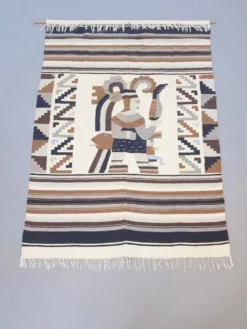 Tapis mural kilim vintage, années 1970