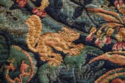 Tapis mural Mid Century oiseaux, animaux et feuilles, Belgique années 1960