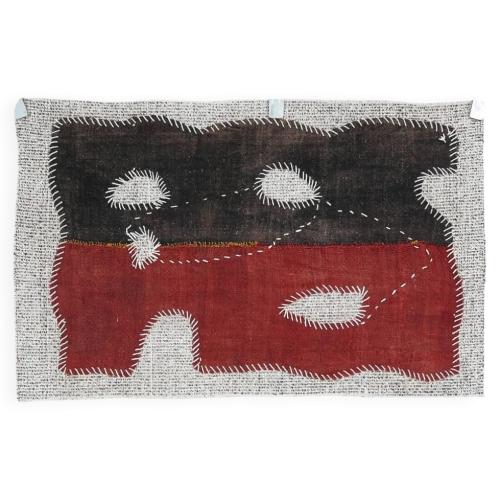 Tapis mural vintage, tapisserie tissée bohème, art mural, 64x104 cm
