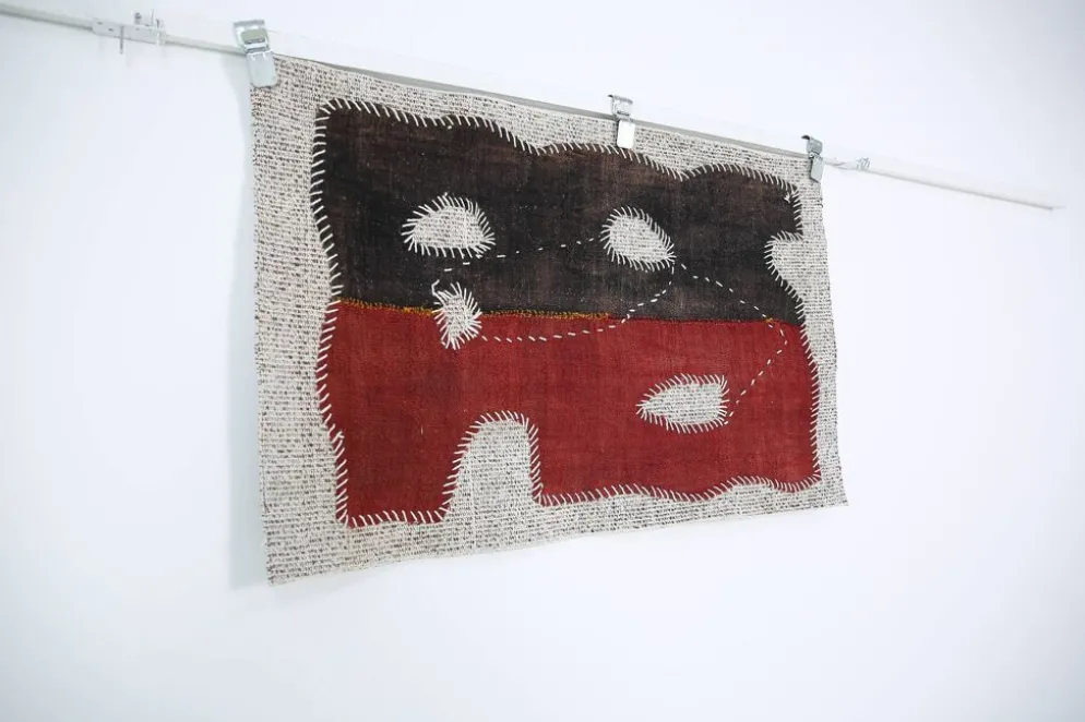 Tapis mural vintage, tapisserie tissée bohème, art mural, 64x104 cm