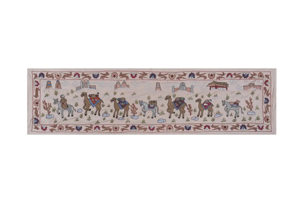 Tapis noué à la main, tapis turc vintage 52x190 cm