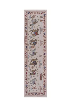 Tapis noué à la main, tapis turc vintage 52x190 cm