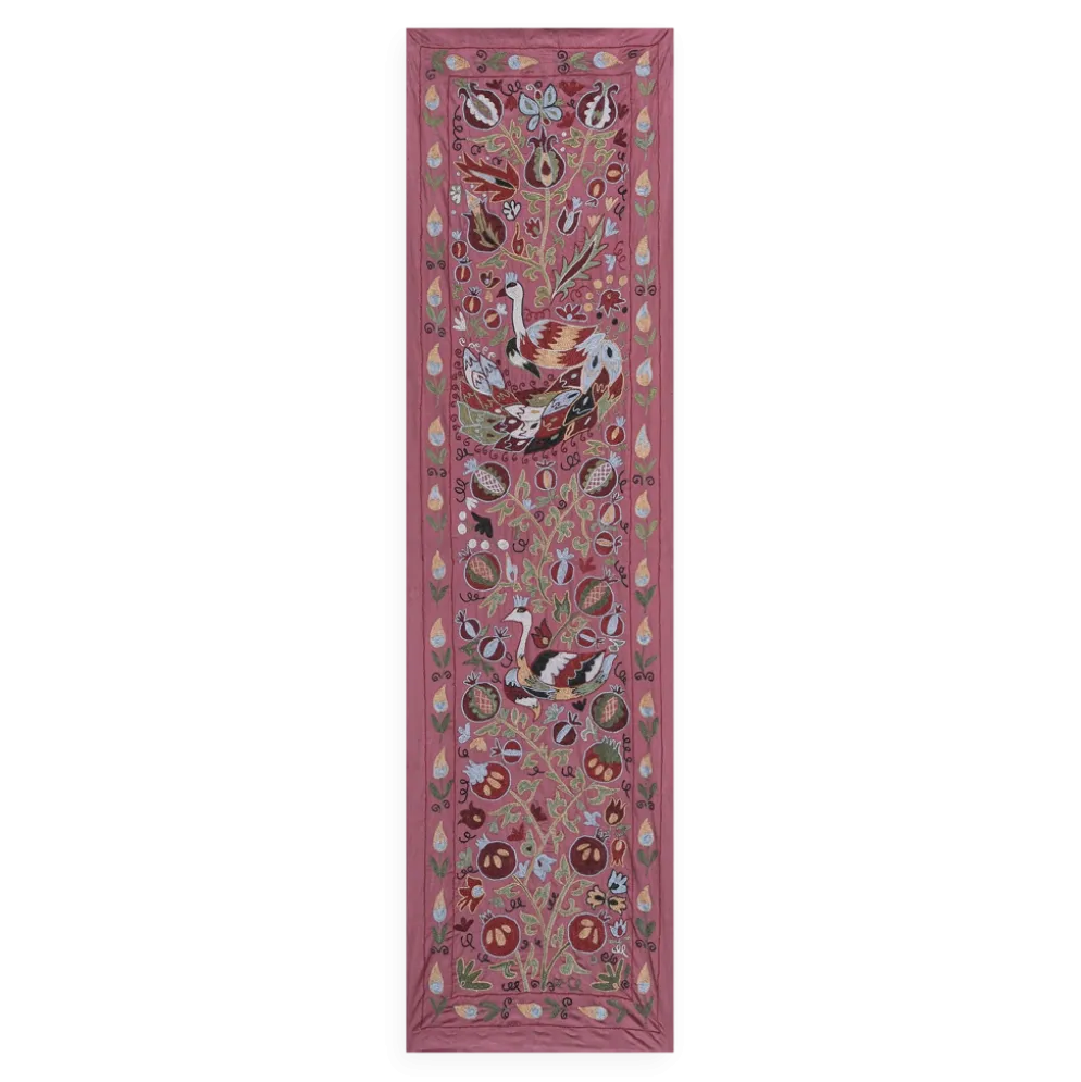 Tapis noué à la main, tapis turc vintage 53x186 cm