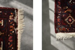 Tapis oriental Hamadan tissé à la main vintage du Moyen-Orient, années 1960