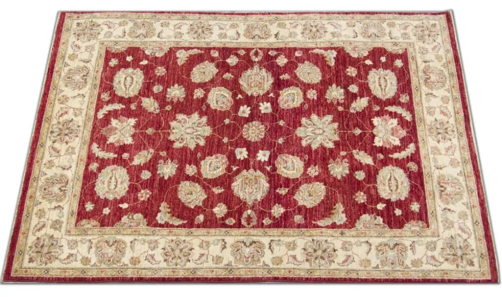 Tapis oriental, tapis rouge fait main, tapis de salon à vendre, décoration de sol pour la maison.