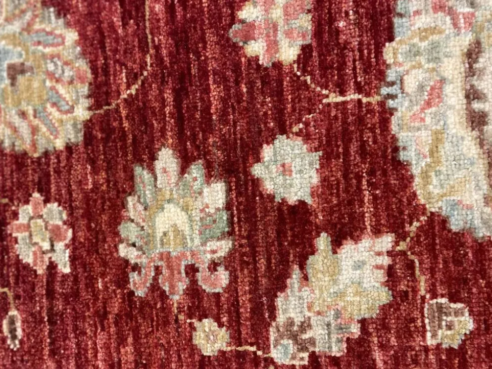 Tapis oriental, tapis rouge fait main, tapis de salon à vendre, décoration de sol pour la maison.