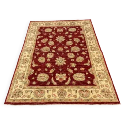Tapis oriental, tapis rouge fait main, tapis de salon à vendre, décoration de sol pour la maison.