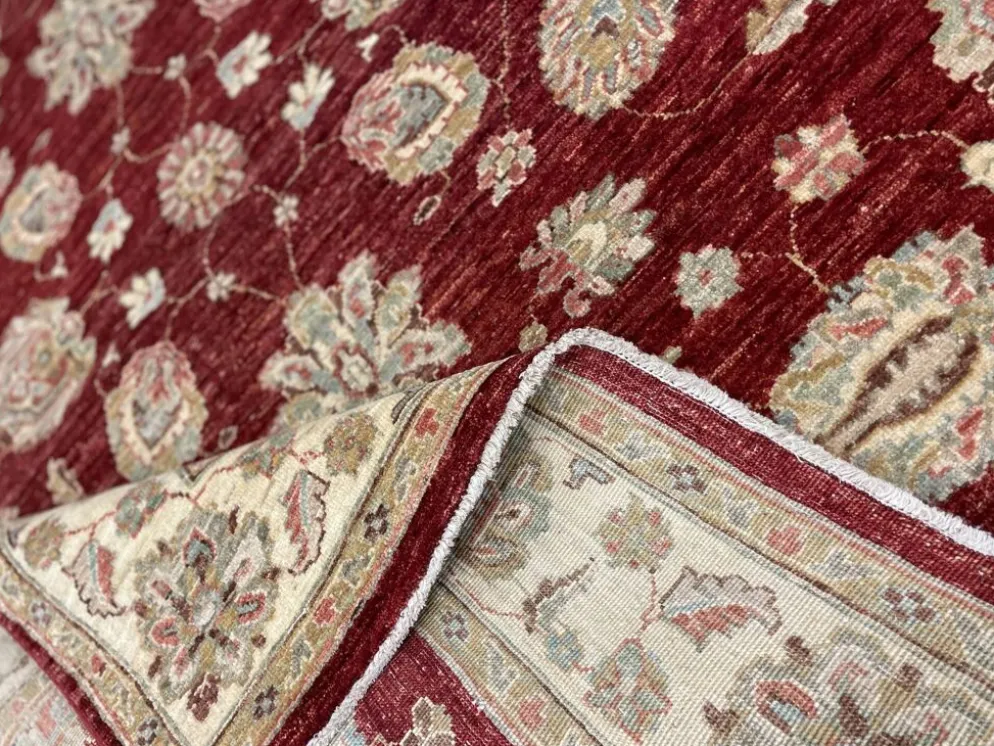 Tapis oriental, tapis rouge fait main, tapis de salon à vendre, décoration de sol pour la maison.