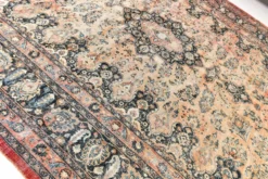 Tapis oriental vintage persan rouge et bleu 10x13, 315x412 cm