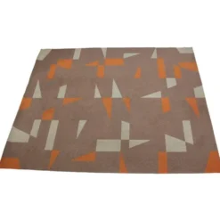 Tapis ou moquette géométrique de design mid-century, années 1970